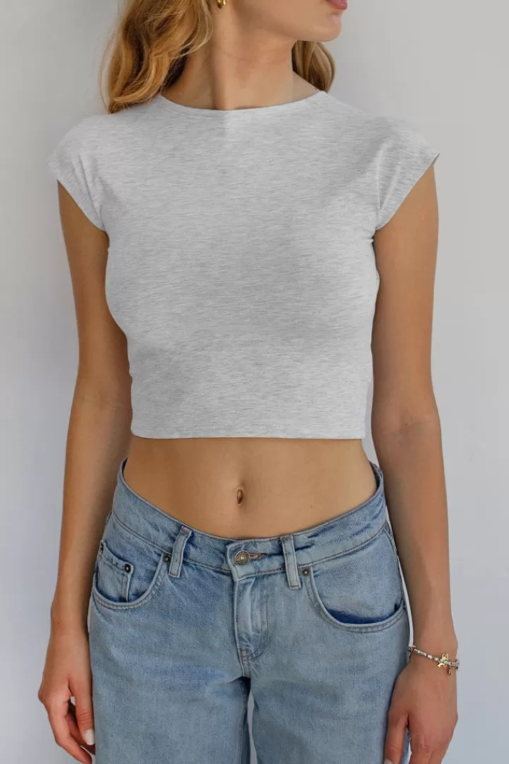 Back bow t-shirt^Subdued Clearance