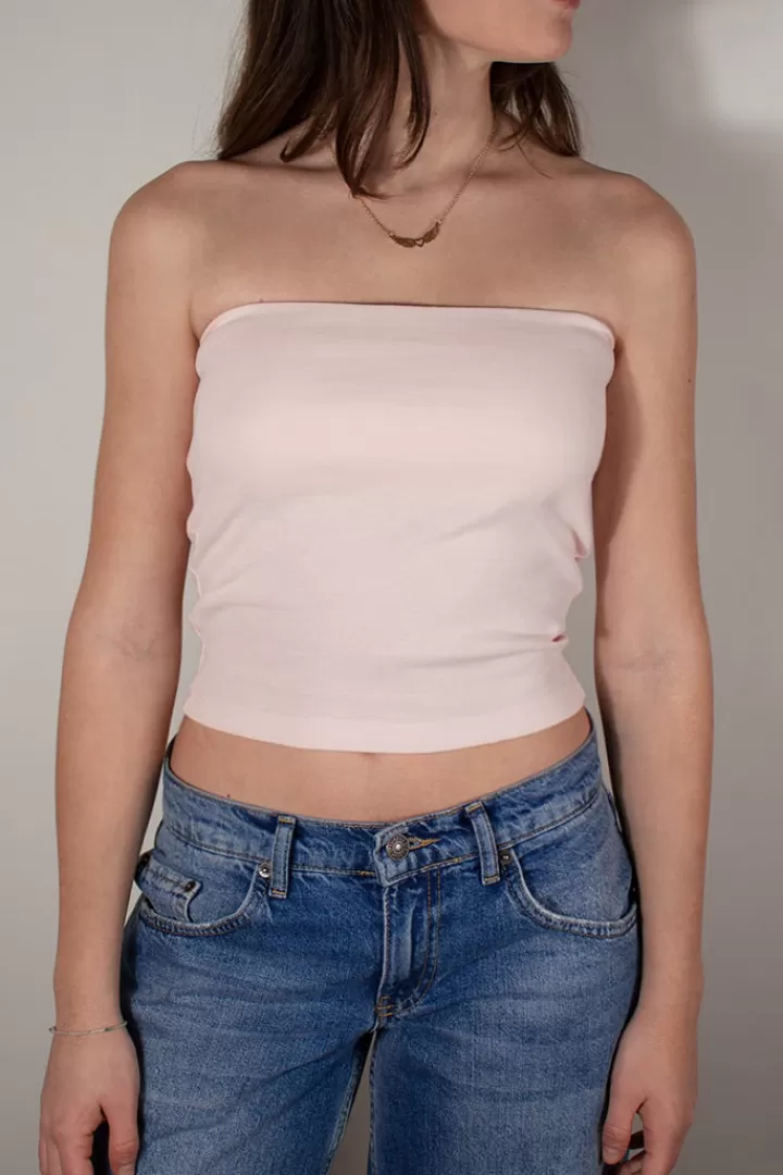 Bandeau top^Subdued Hot