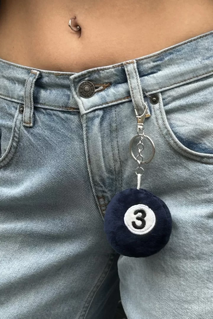 Billiard ball keychain^Subdued Cheap