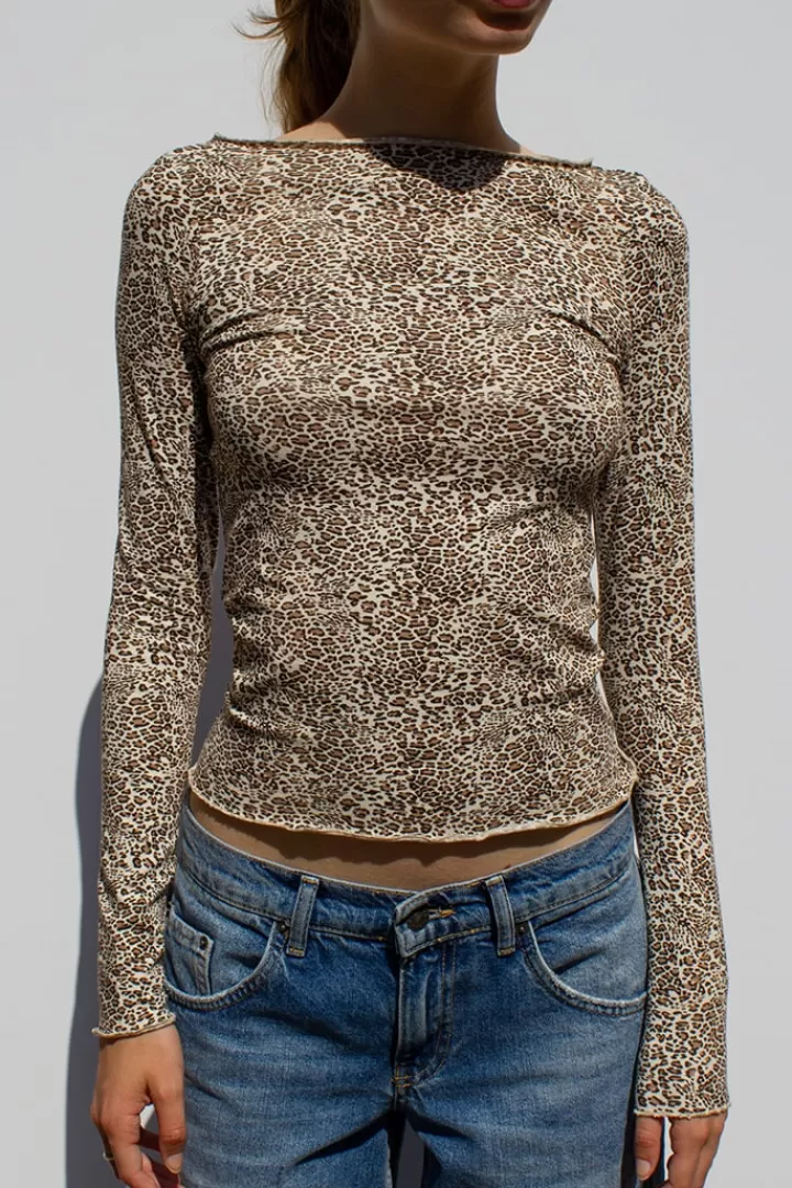 Boat neck t-shirt^Subdued Best Sale