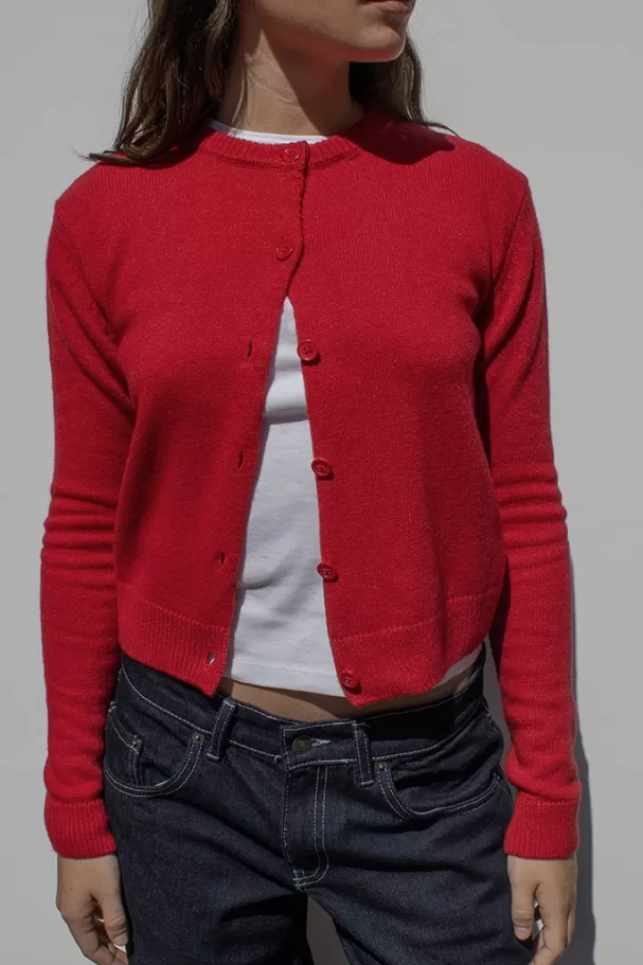 Button down cardigan^Subdued Fashion