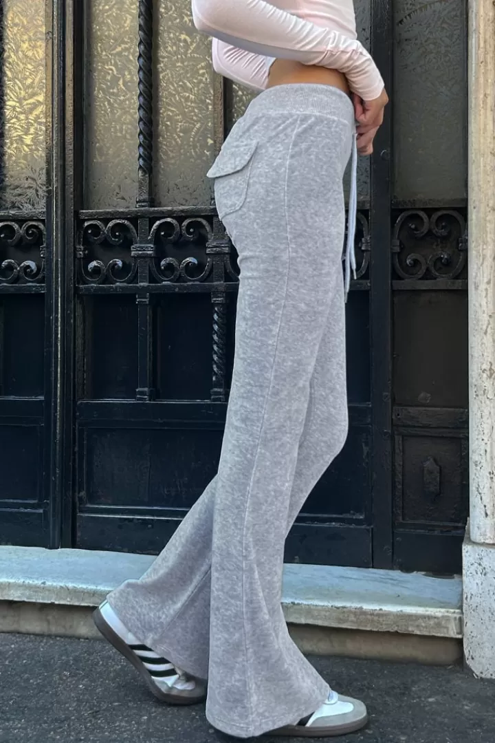 Chenille flared pants^Subdued Cheap