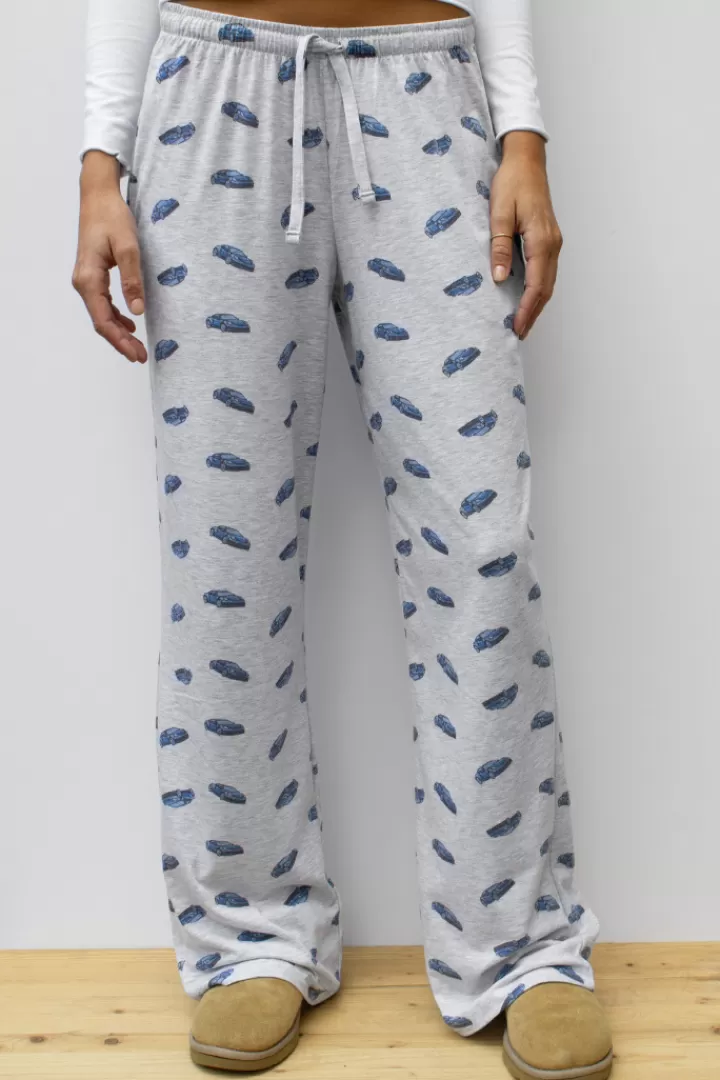 Coulisse wide leg pants with Cars^Subdued Sale