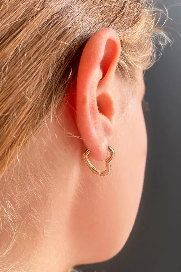 Heart earrings^Subdued New