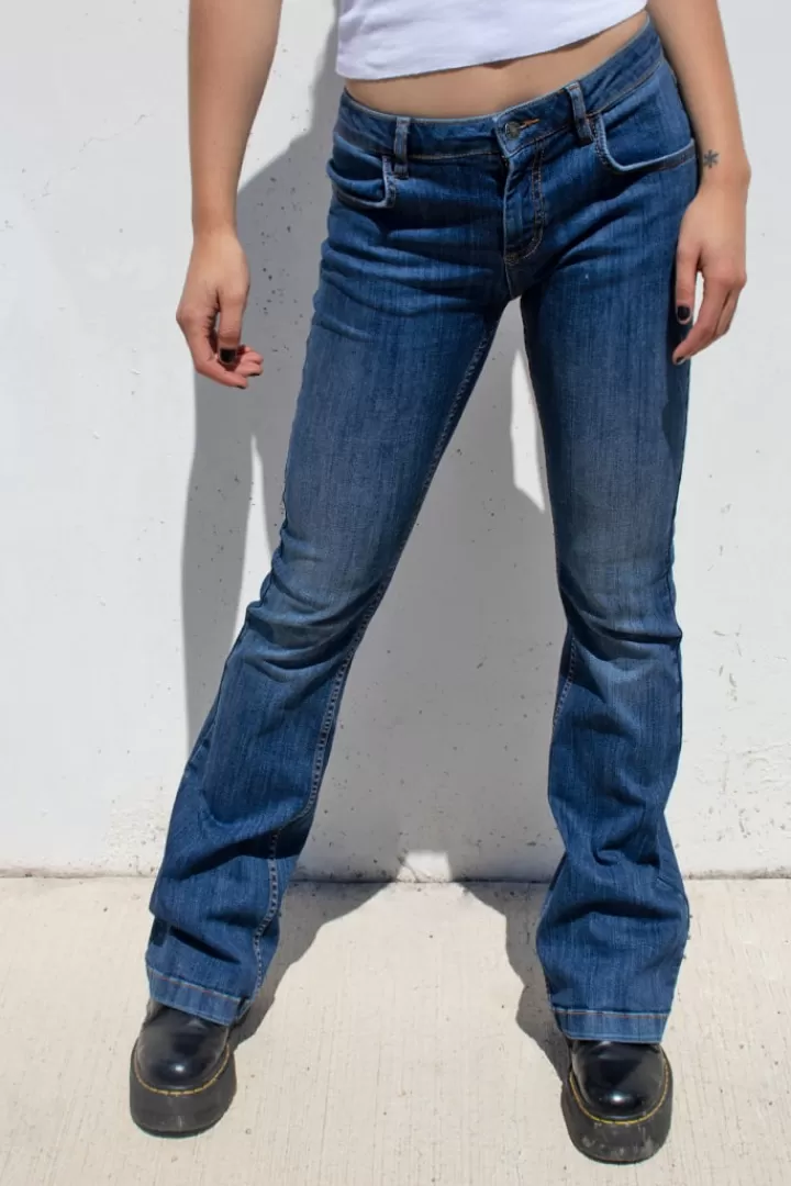 Low waist flared jeans^Subdued Cheap