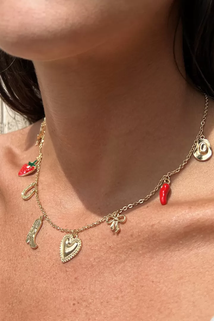 Multi pendant necklace^Subdued Store