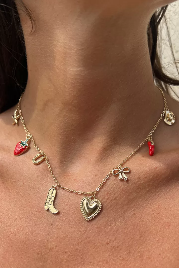 Multi pendant necklace^Subdued Store