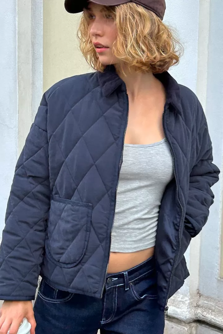 Quilted jacket^Subdued Best Sale