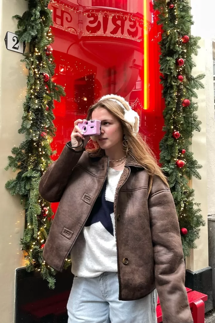 Shearling jacket^Subdued New