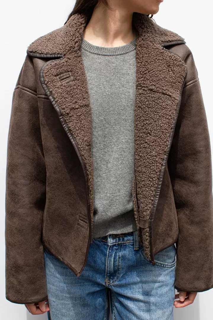 Shearling jacket^Subdued New