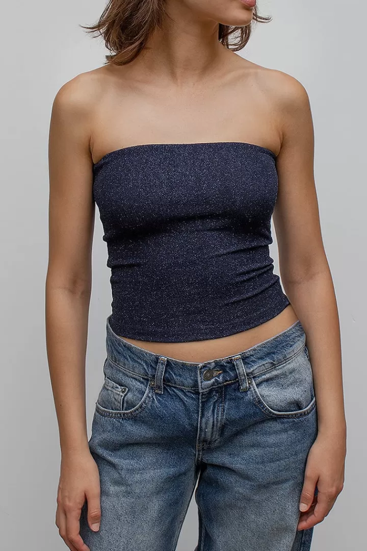 Sparkly bandeau top^Subdued Flash Sale