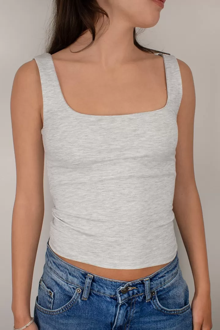 Square neck top^Subdued Best Sale