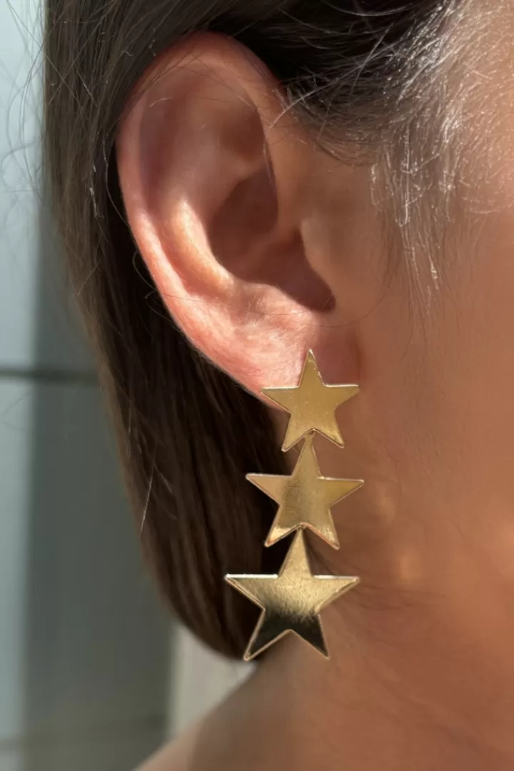 Star earrings^Subdued Discount