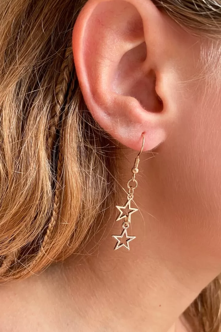 Star earrings^Subdued New