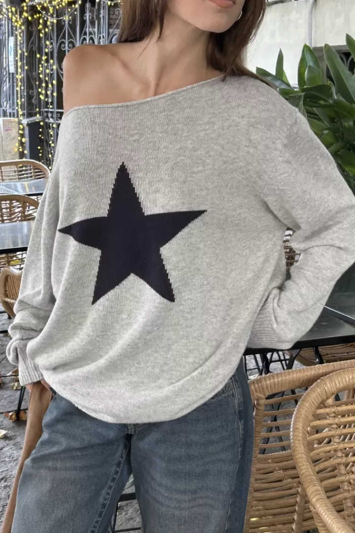 Star sweater^Subdued Outlet