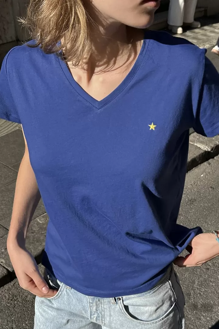 Star v neckline t-shirt^Subdued Shop