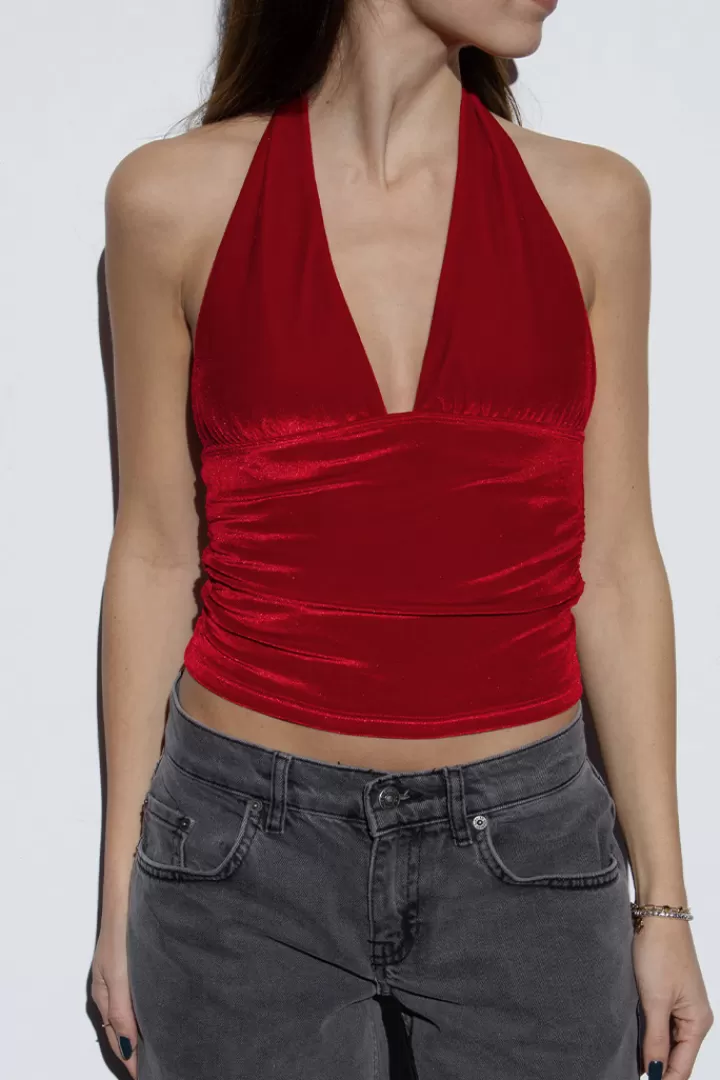 V-neck top^Subdued Online